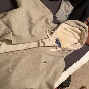 Ralph Lauren full zip gray hoodie
